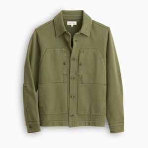 Alex Mill fleece utility jacket in thyme size M NWT